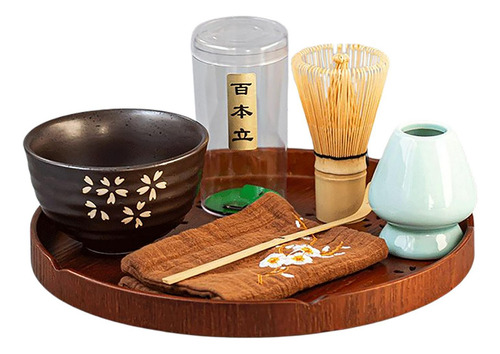 Juego De Té Matcha Japonés Hecho A Mano, Taza De Té