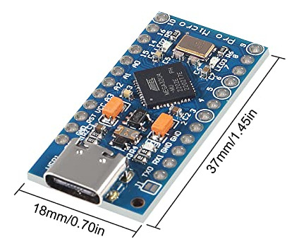 Atrip Pro Micro Atmega32u4, 5 V, 16 Mhz, Tipo C, Desarrollo