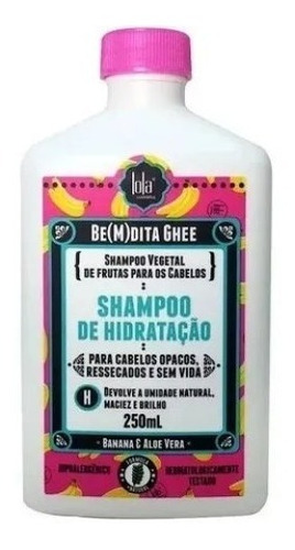 Shampoo Hidratacao Be(m)dita Ghee Lola 250ml