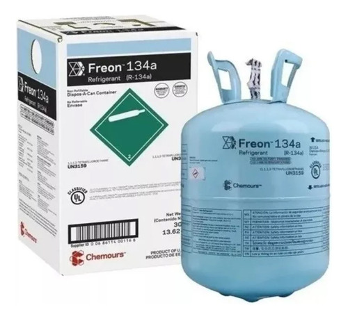 Garrafa Gas Refrigerante R-134 13,62kg - Chemours