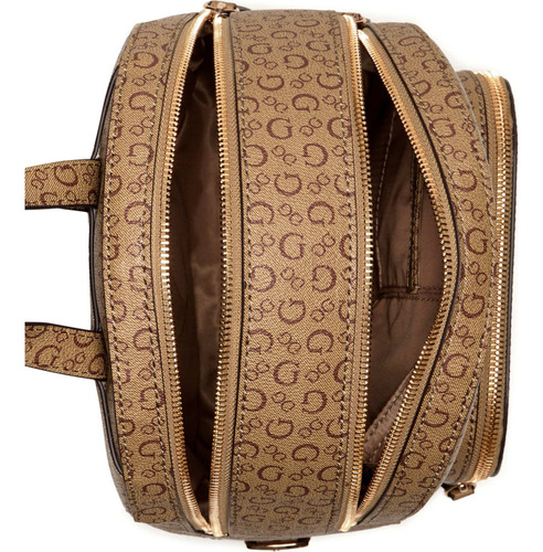 Mochila Guess Factory Cg947930-moc Acabado de los herrajes Níquel Color Marrón Correa de hombro Marrón Diseño de la tela Lisa