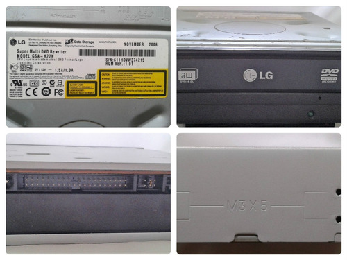 Unidad Cd Ide LG Super Multi Dvd Rewriter Model: Gsa-h22n