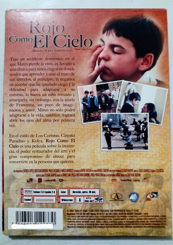 Rojo Cómo El Cielo Dvd Original (Usado)