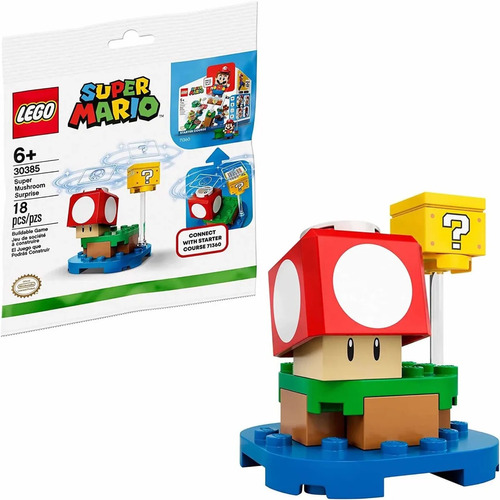 Lego Super Mario Champiñon Sorpresa Polybag Especial 18pzs