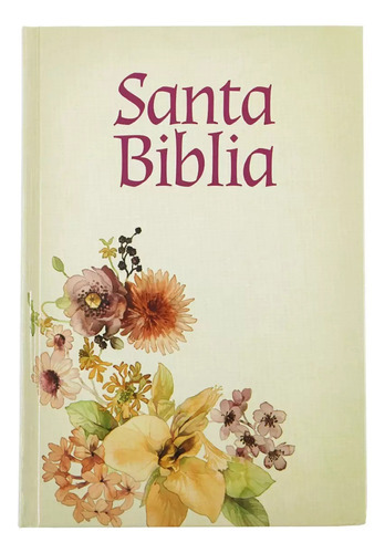Santa Biblia Nrv 2000 Actualizada, Tapa Dura, Flores vintage
