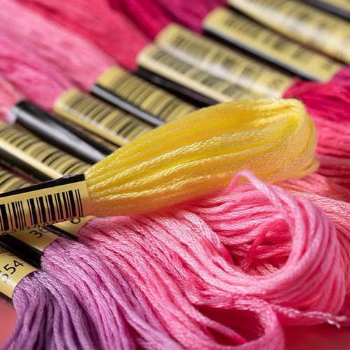 200 Madejas De Hilo De Coser Para Bordar Punto De Cruz