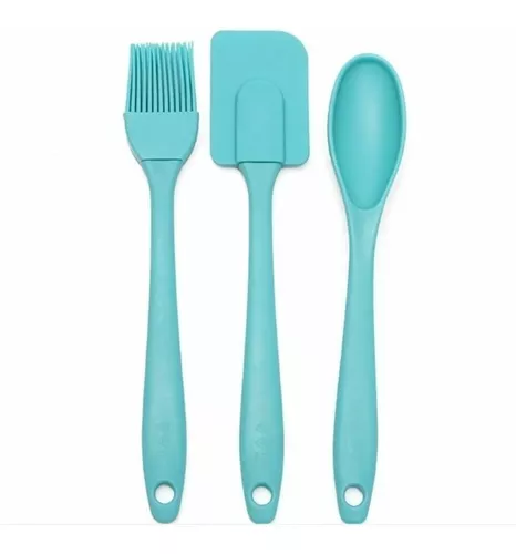 Set Pincel Y Espátula Silicona Repostería Cocina