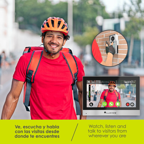 Video Interfón Inteligente Full Hd, Pantalla Táctil De 7
