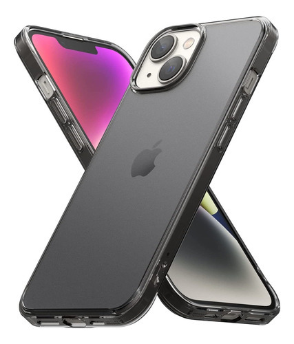 Capa Anti Impacto Ringke Fusion Matte - Para iPhone 14 (6.1) Cor Preto Fosco