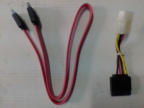 Cable De Datos Sata/cable D Poder Sata-disco Duro Solido/dvd