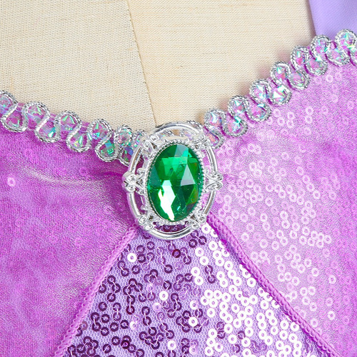 Disfraz De Sirena De Princesa Ariel Vestido Verano Para Niñas Fiesta Cumpleaños Carnaval De Rol Halloween
