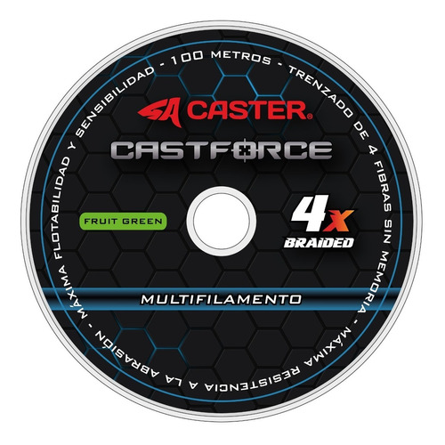 Multifilamento Caster Castforce 4x 0.16mm 22lb 100m