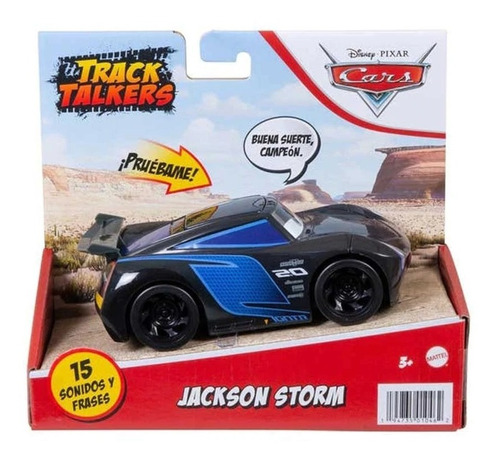 Auto Jacson Storm Cars Habla En Español 15 Frases Mattel