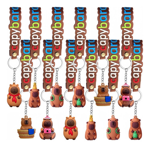 Llavero Con Forma De Capibara De Regalo Para Niños, 21 Unida