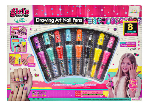 Girls Creator Set De Uñas Artìsticas Para Niñas B1589376