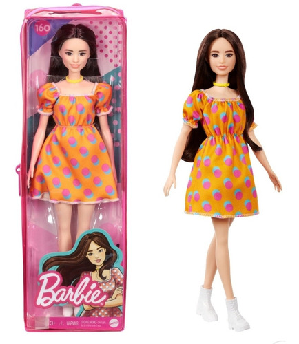 Muñeca Barbie Fashionista #160 Con Cabello Largo Original