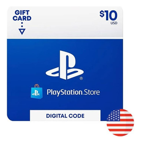 Tarjeta Psn Gift Card 10$ Digital Usa Ps4