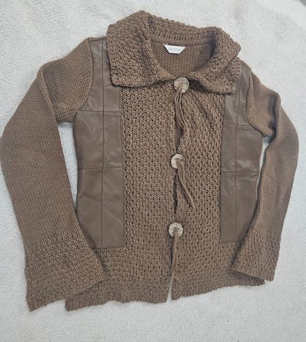 Sueter De Punto E Lana Alpaca Y Merino (Usado)