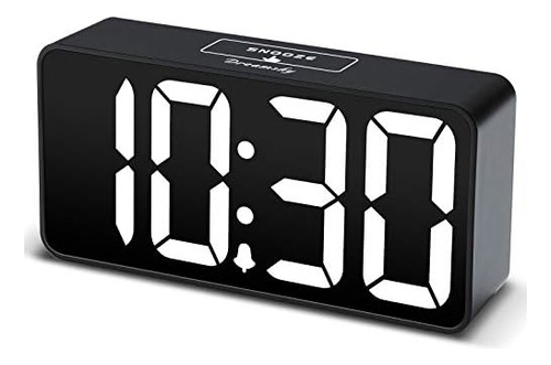Dreamsky Reloj Despertador Compacto Con Puerto De Carga Usb