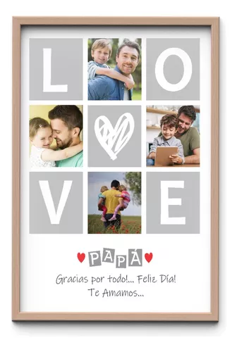 Cuadros Regalo Para El Dia Del Padre Personalizados