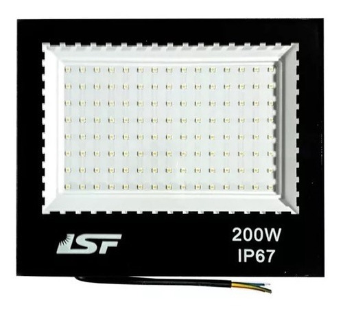 Refletor 200w Slim Led Smd Bivolt Ip67 A Prova D'agua