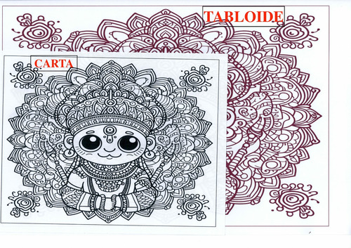 Mandalas De Eleguá Tabloide Para Dibujar 20 Mandalas + 5 Reg