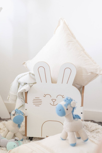 Imagen 3 de 10 de Baul Juguetero Niñas Niños Gatito Osito Conejito Excelentes