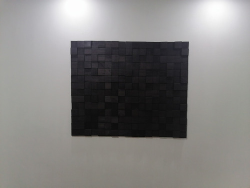 Panel Acústico Madera Arte Moderno Difusor De Sonido 100x80