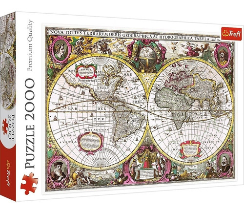 Puzzle 2000 Piezas Map 1630 - Trefl 