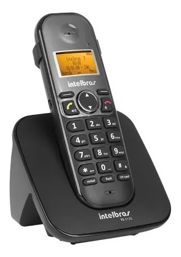Teléfono Intelbras Telefone sem fio bina com interfone sem precisar passar fios  fijo - color negro