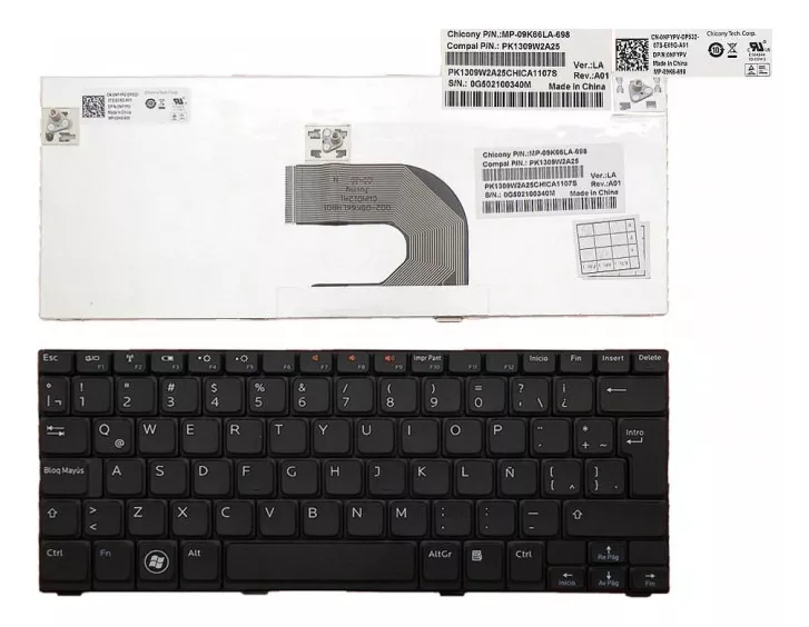 Segunda imagen para búsqueda de teclado dell laptop