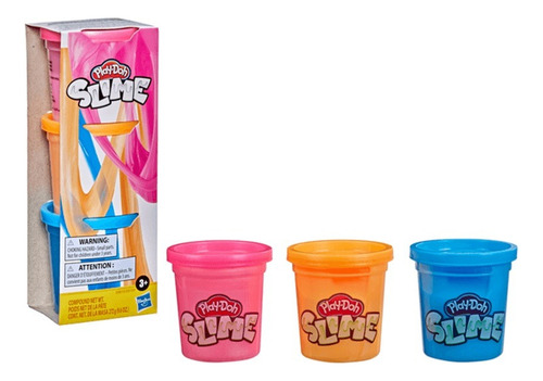 Pack Play Doh Slime 6 Latas Diferentes Colores