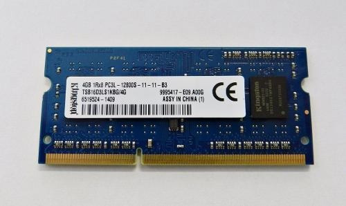 Memoria RAM 4GB 1 Kingston TSB16D3LS1KBG/4G