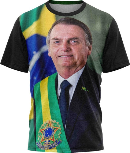Imagem 1 de 3 de Bolsonaro - Presidente - Camiseta - 2022 - Envio Imediato