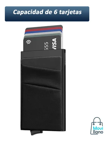 Pack 2 Tarjetero Billetera Rfid Slim Delgado Minimalista