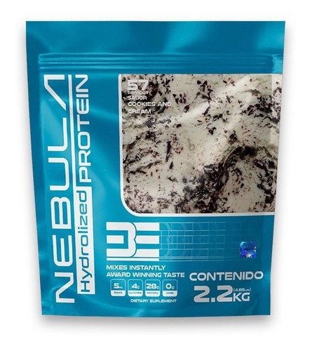 Be Nebula 100% Proteina Whey Isolate 2,2 Kg 57 Serv Sabor Cookies And Cream