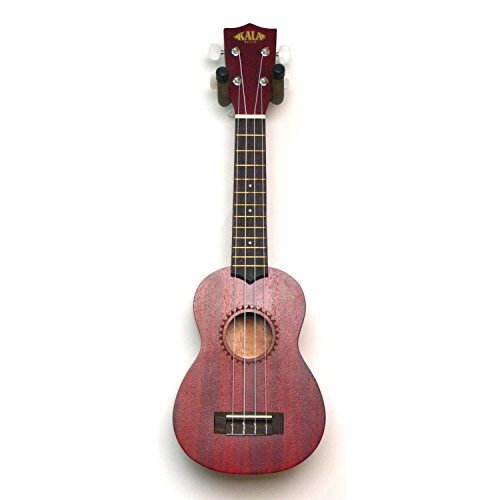 Ukelele Soprano Kala Ka-15s-rle Caoba Color Rojo