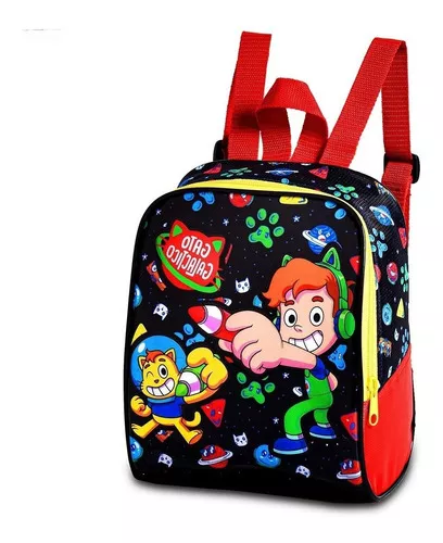 Mochila Infantil Gato Galáctico r Escolar Clio Kids