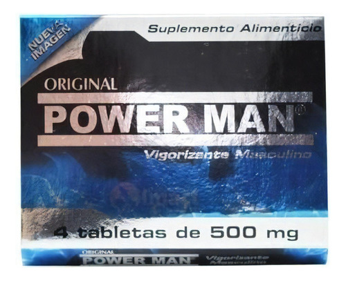 Power Man Cartera 4 Tab Sabor Neutro