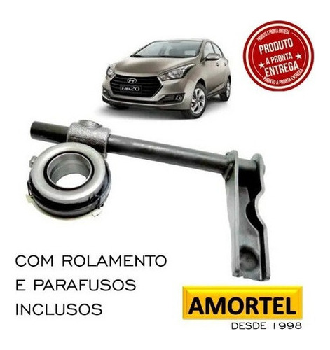 Garfo De Embreagem Completo C/ Rolamento Hyundai Hb20