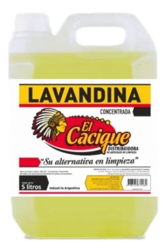 Lavandina Concentrada X5 Litros Cacique (cod. 2590)