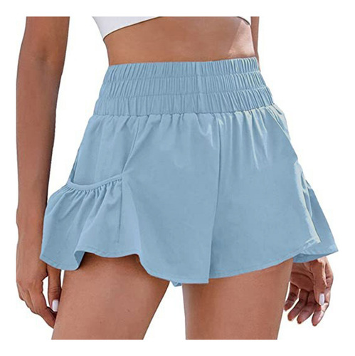 Pantalones Cortos De Verano Con Cintura Para Correr, De Colo