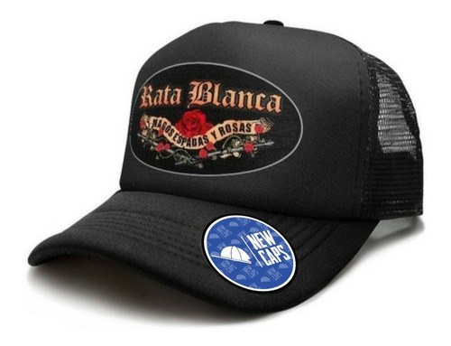 Gorra Trucker Rata Blanca Rock New Caps