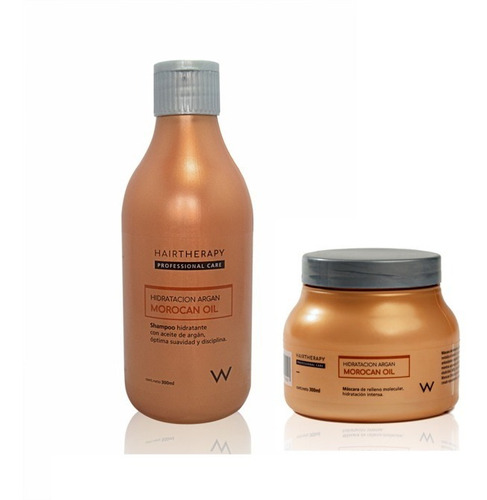 Shampoo + Mascara Morocan Oil 300ml Hair Therapy