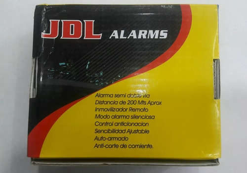 Alarma Doble Via Para Moto, Largo Alcance, Encendido A Dista