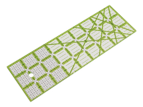 Regla De Acolchado, Acrílica, Rectangular, Transparente, Sim