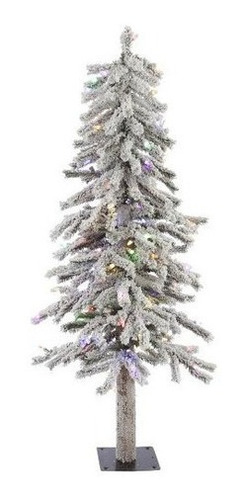 Árbol De Navidad Alpino Flocado Artificial, Con