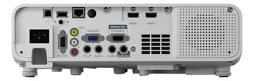 Proyector láser Epson Powerlite L260f Full HD de 4600 lúmenes, color blanco