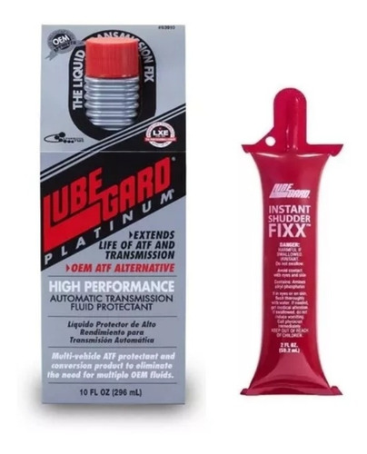 Lubegard Platinum Aditivo + Lubegard Instant Shudder Fixx