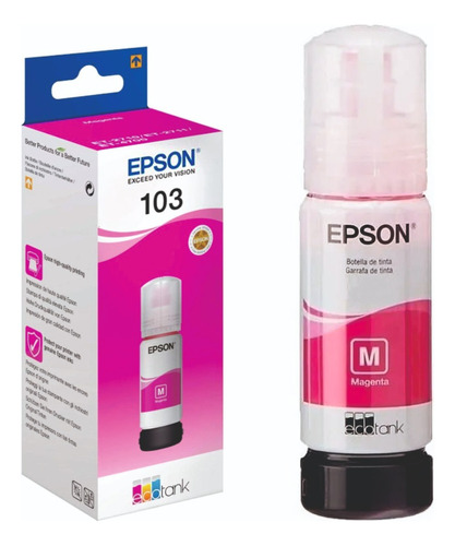 Botella Tinta Epson 103 Ecotank Magenta